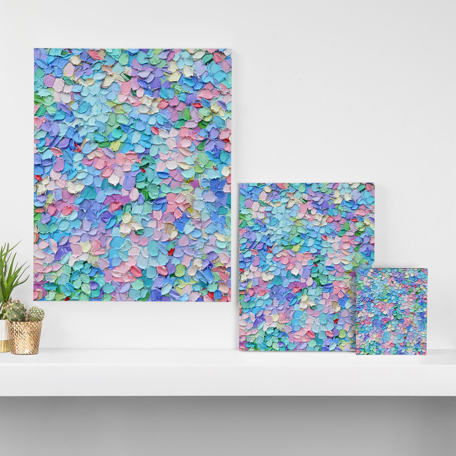 Pastel Petals Canvas Print Gallery Image 3