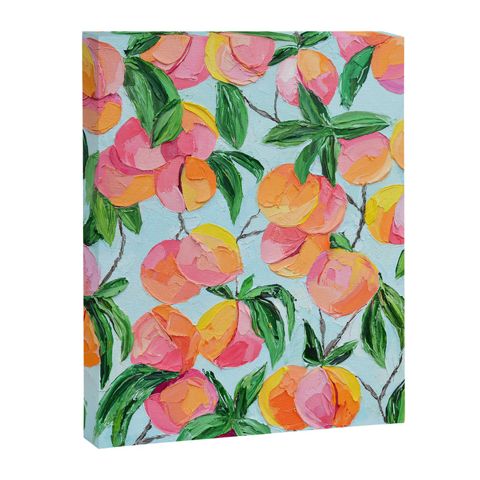 Peach Garden Canvas Print Gallery Image 1