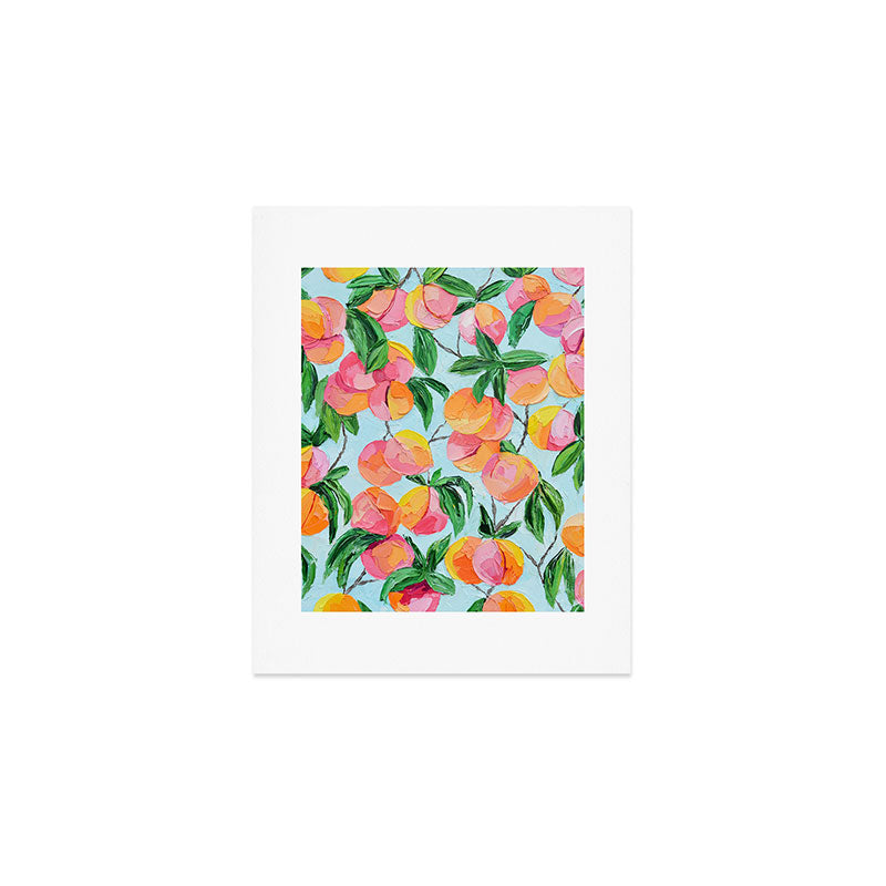 Peach Garden Art Print Gallery Image 1