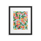 Peach Garden Framed Art Print Gallery Image 6