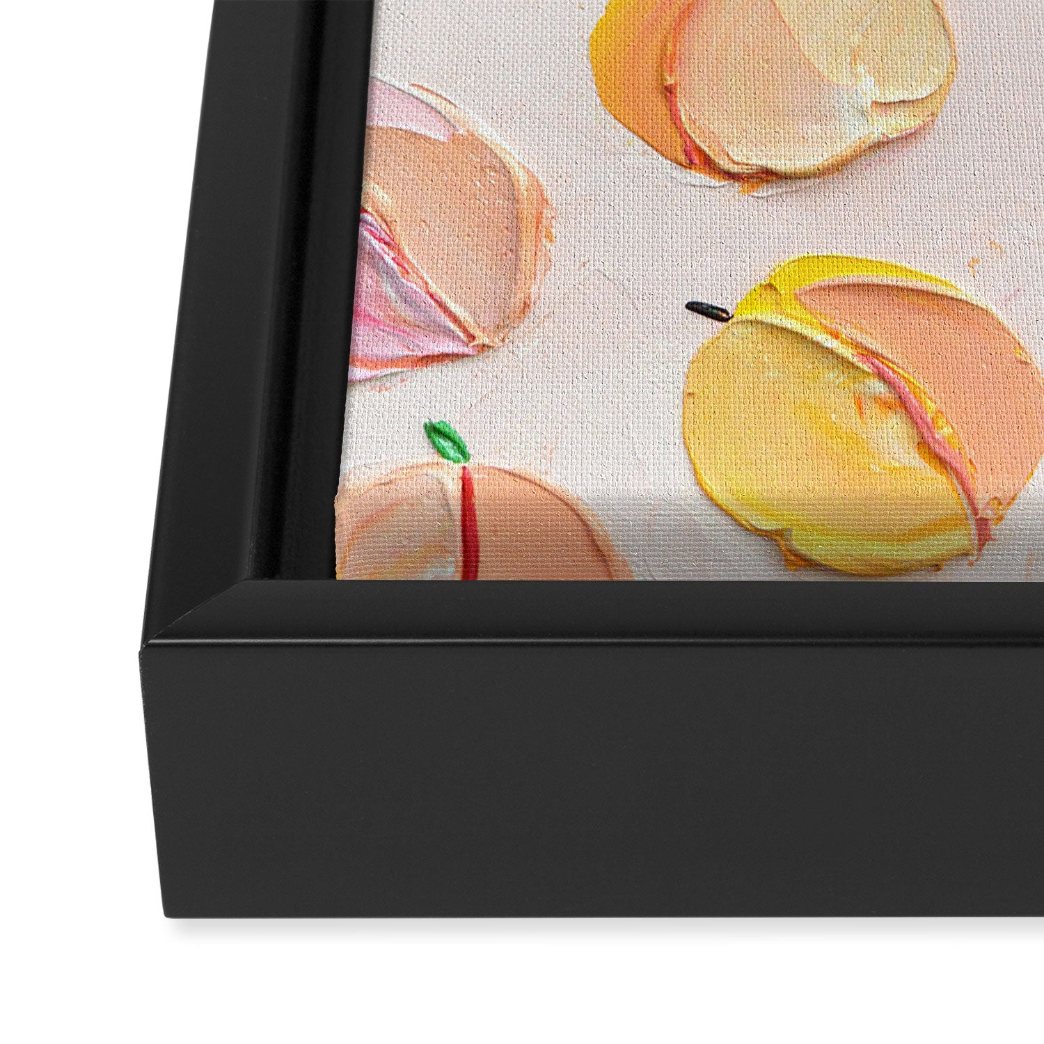 Peaches and Cream 13 Framed Canvas Print Gallery Image 3