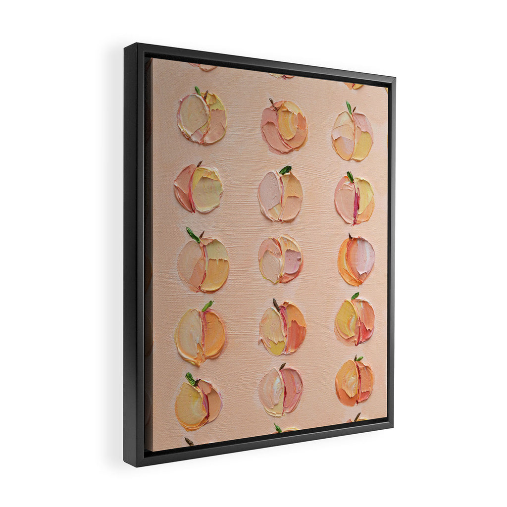 Peaches and Cream 6 Framed Canvas Print Gallery Image 2