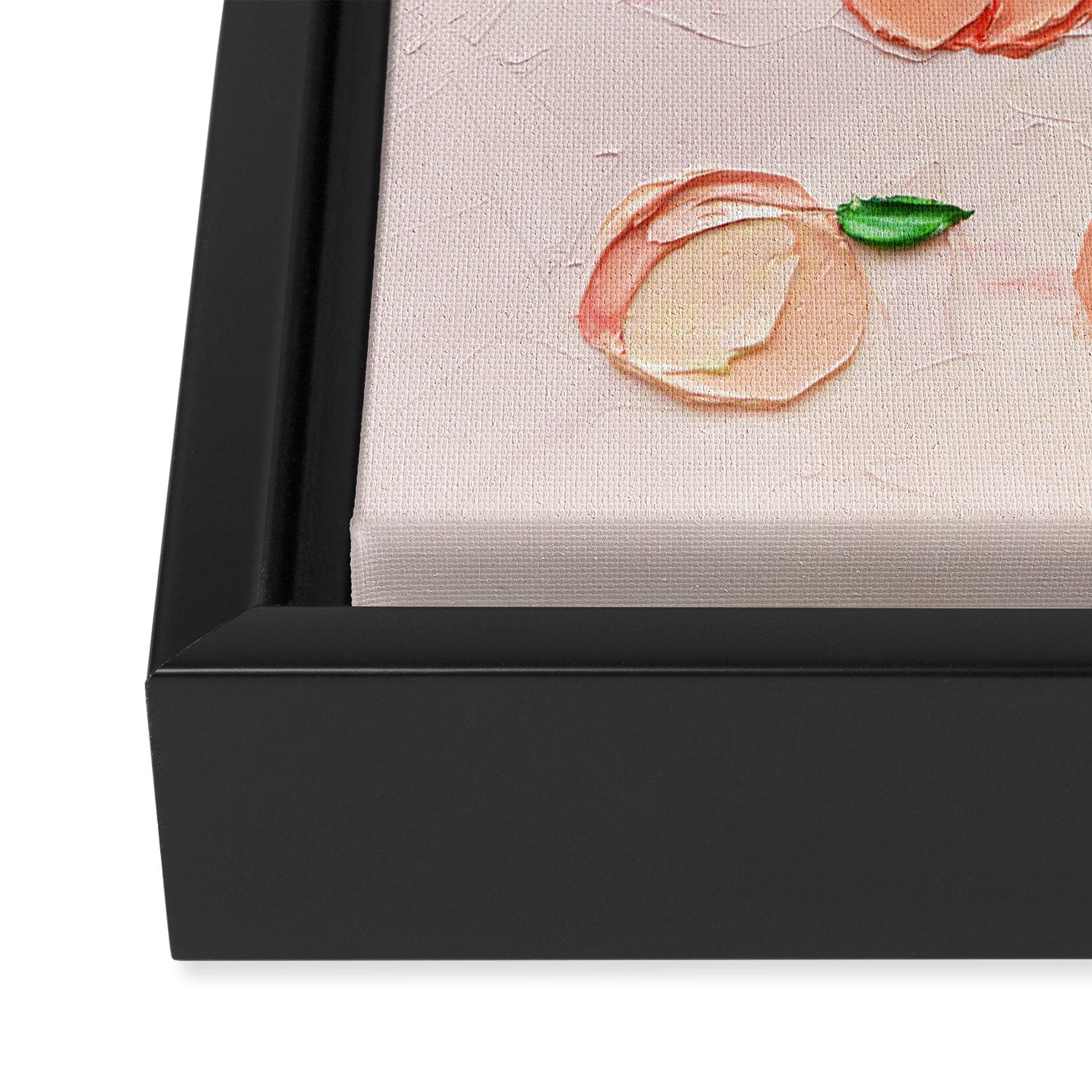 Peaches and Cream Framed Canvas Print Gallery Image 3