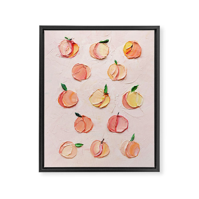 Peaches and Cream Framed Canvas Print Gallery Image 1