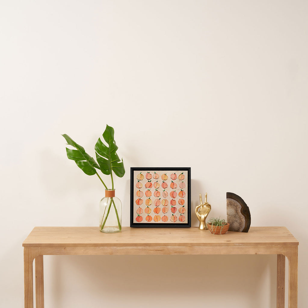 Peachy Keen Framed Canvas Print Gallery Image 3