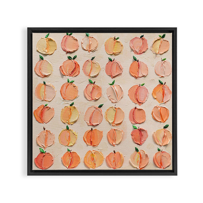 Peachy Keen Framed Canvas Print Gallery Image 1