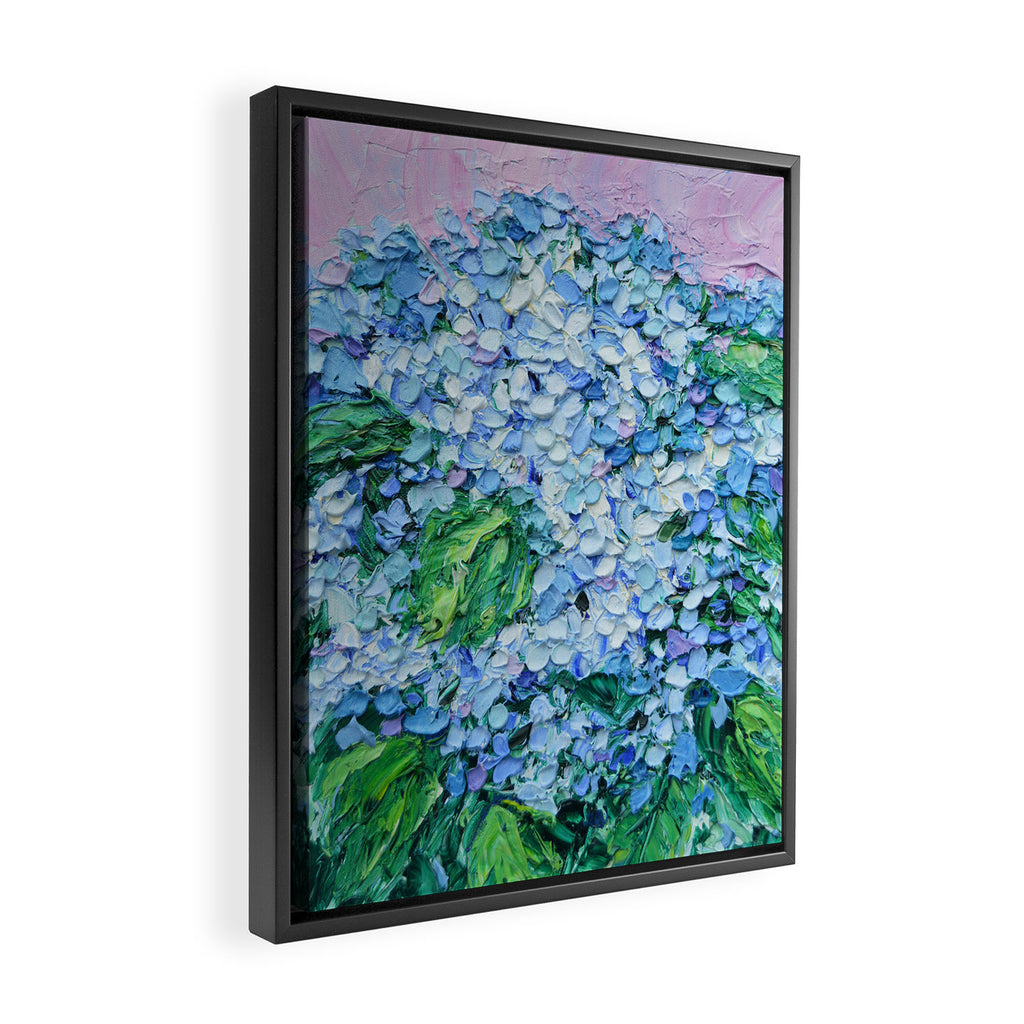 Penny Blues Framed Canvas Print Gallery Image 2