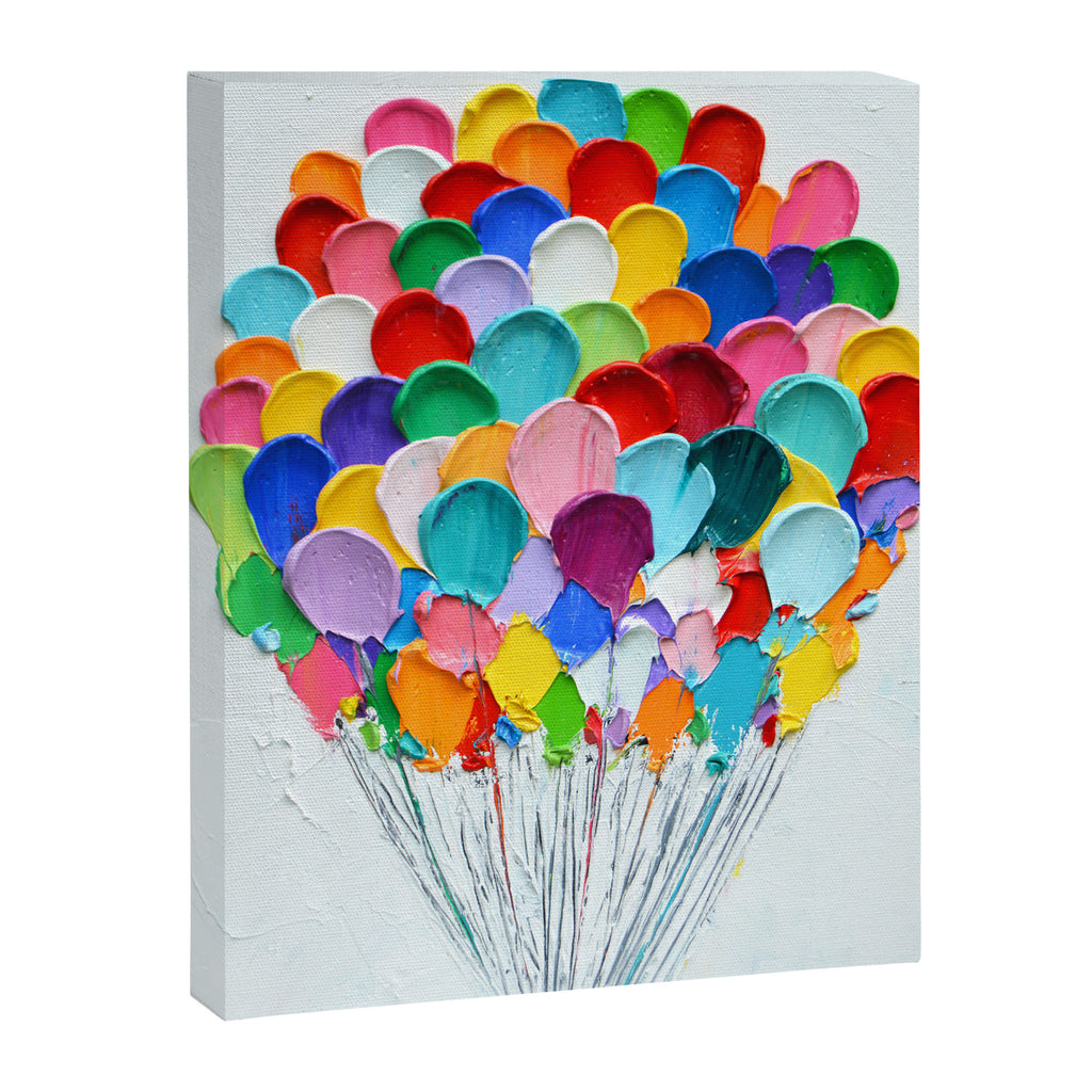 Polka Daub Balloons Canvas Print Gallery Image 6
