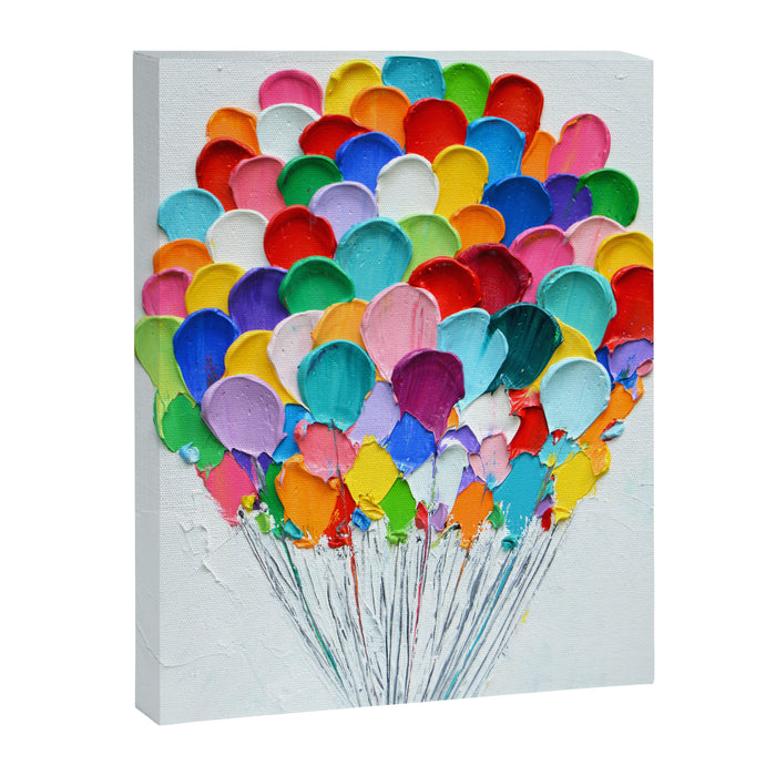 Polka Daub Balloons Canvas Print Gallery Image 1