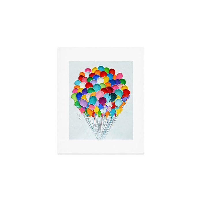 Polka Daub Balloons Art Print Gallery Image 1