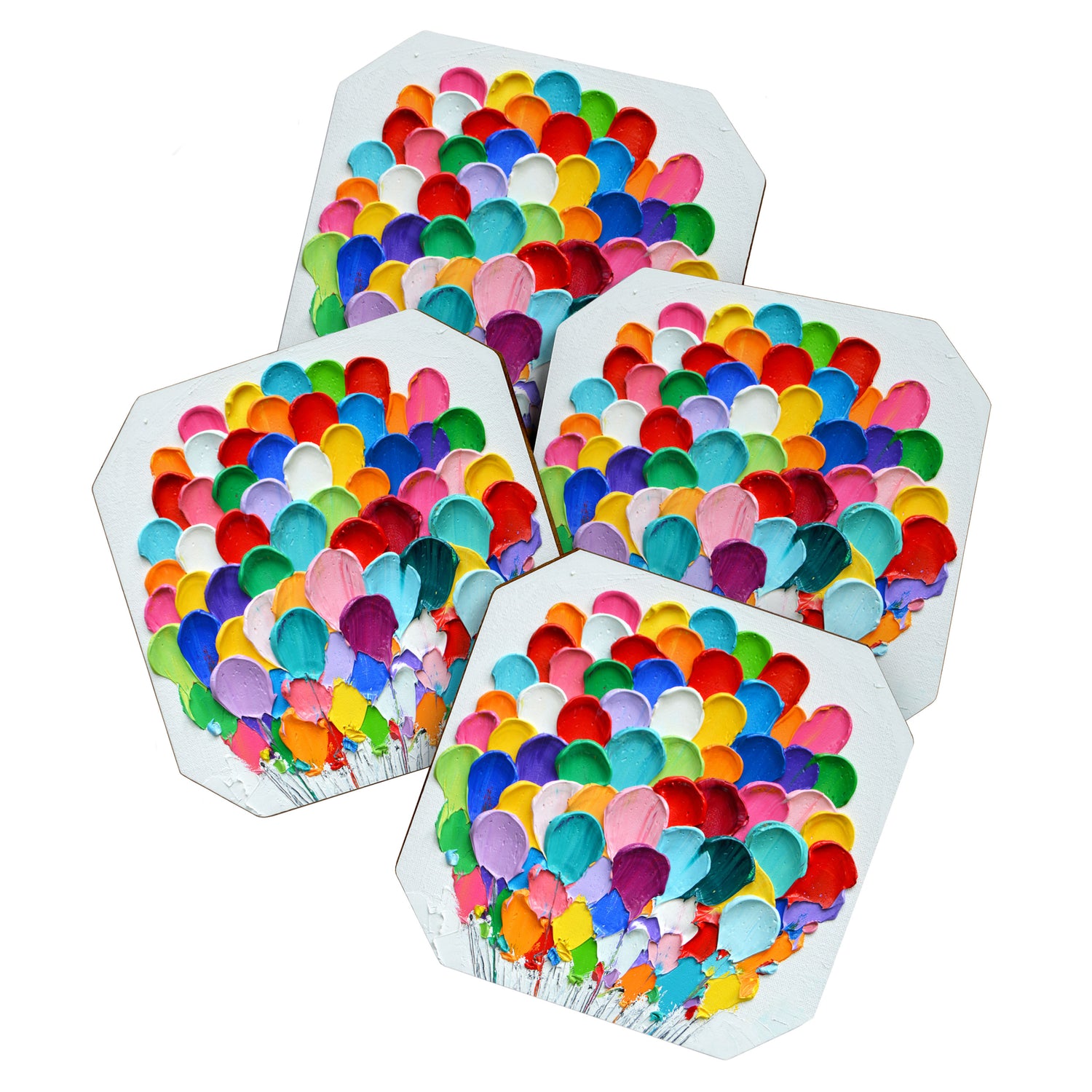 Polka Daub Balloons Coaster Gallery Image 1