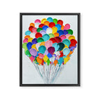 Polka Daub Balloons Framed Canvas Print Gallery Image 6