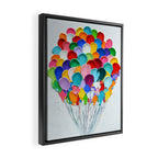 Polka Daub Balloons Framed Canvas Print Gallery Image 2