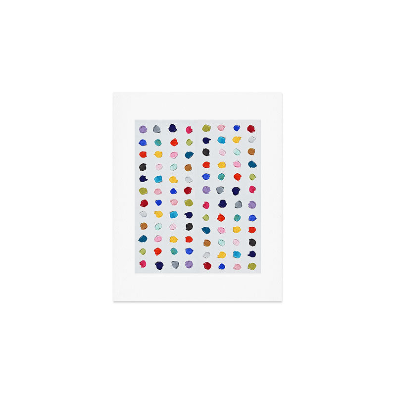Polka Daubs Art Print Gallery Image 1