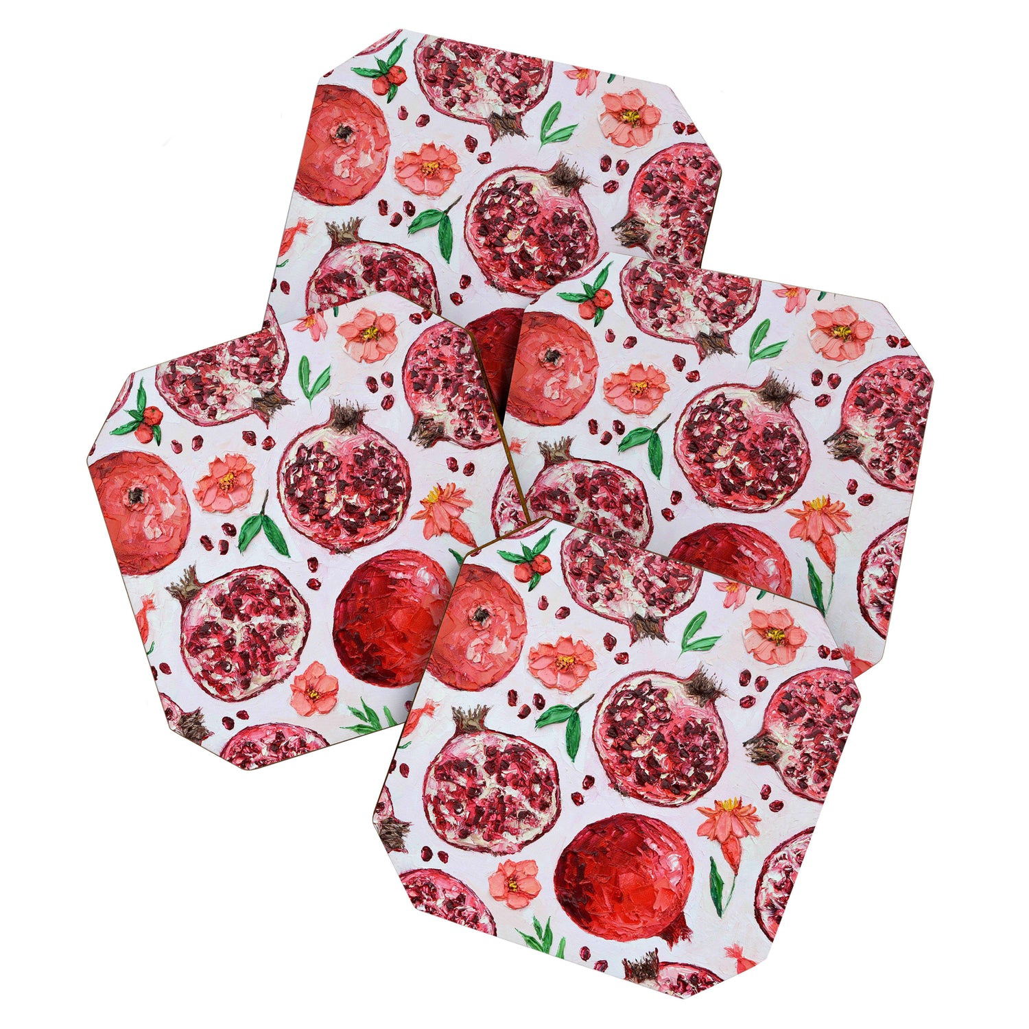 Pomegranate Party Coaster Gallery Image 1