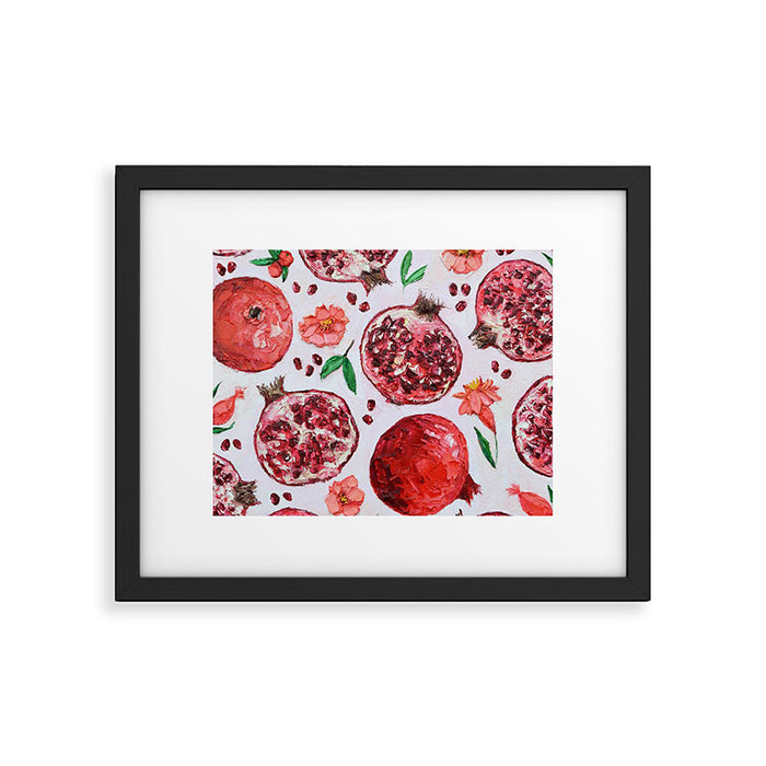 Pomegranate Party Framed Art Print Gallery Image 1