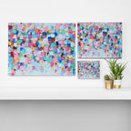 Rainbow Confetti Canvas Print Gallery Image 3