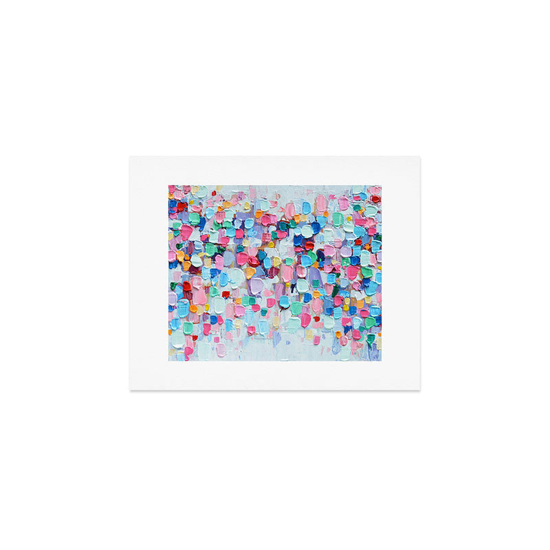 Rainbow Confetti Art Print Gallery Image 1