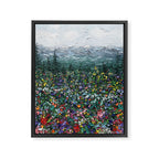 Ridgeline Wildflowers Framed Canvas Print Gallery Image 8