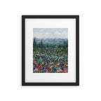 Ridgeline Wildflowers Framed Art Print Gallery Image 6