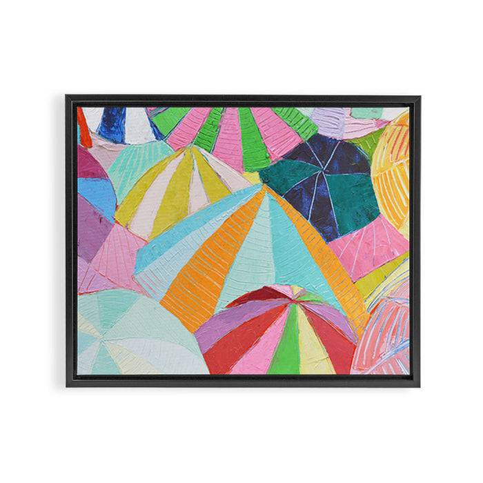 Shore Party Framed Canvas Print Gallery Image 1