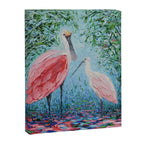 Spoonbill Soiree  Canvas Print Gallery Image 6