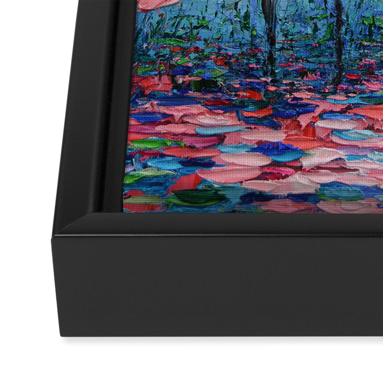 Spoonbill Soiree  Framed Canvas Print Gallery Image 3