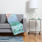 Sunrise Impression Throw Blanket Gallery Image 2