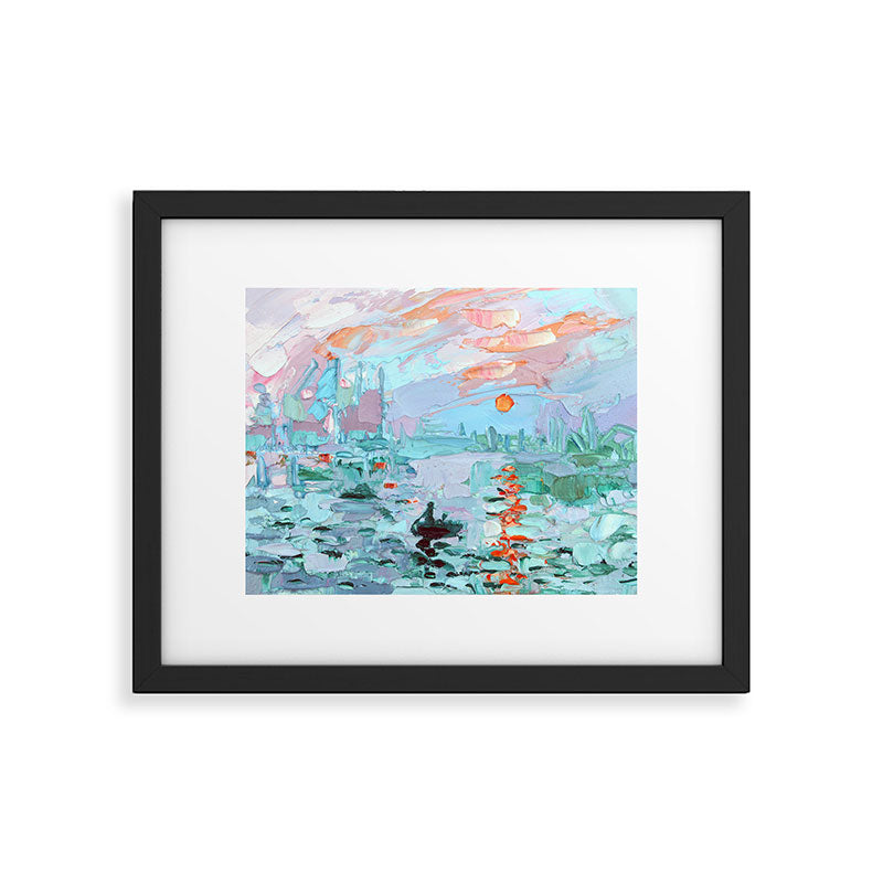 Sunrise Impression Framed Art Print Gallery Image 5