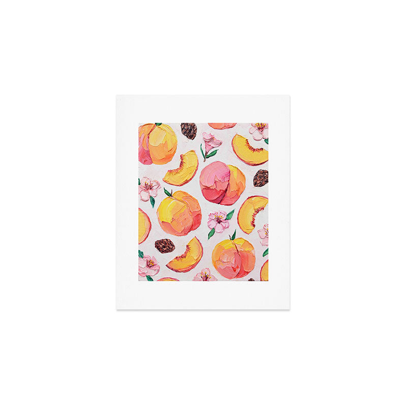 Sweet Peach Party Art Print Gallery Image 1