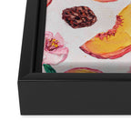 Sweet Peach Party Framed Canvas Print Gallery Image 3