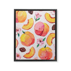 Sweet Peach Party Framed Canvas Print Gallery Image 6