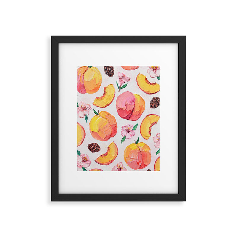 Sweet Peach Party Framed Art Print Gallery Image 5