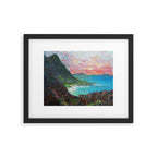 The Pitons, St. Lucia Framed Art Print Gallery Image 5
