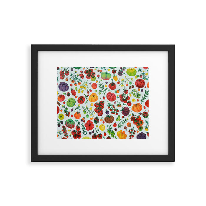 Tomato Garden Framed Art Print Gallery Image 1