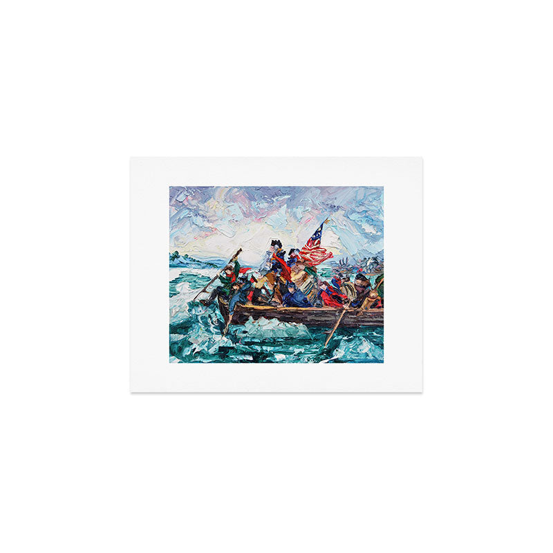 Washington Crossing the Delaware Art Print Gallery Image 1
