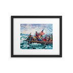 Washington Crossing the Delaware Framed Art Print Gallery Image 5