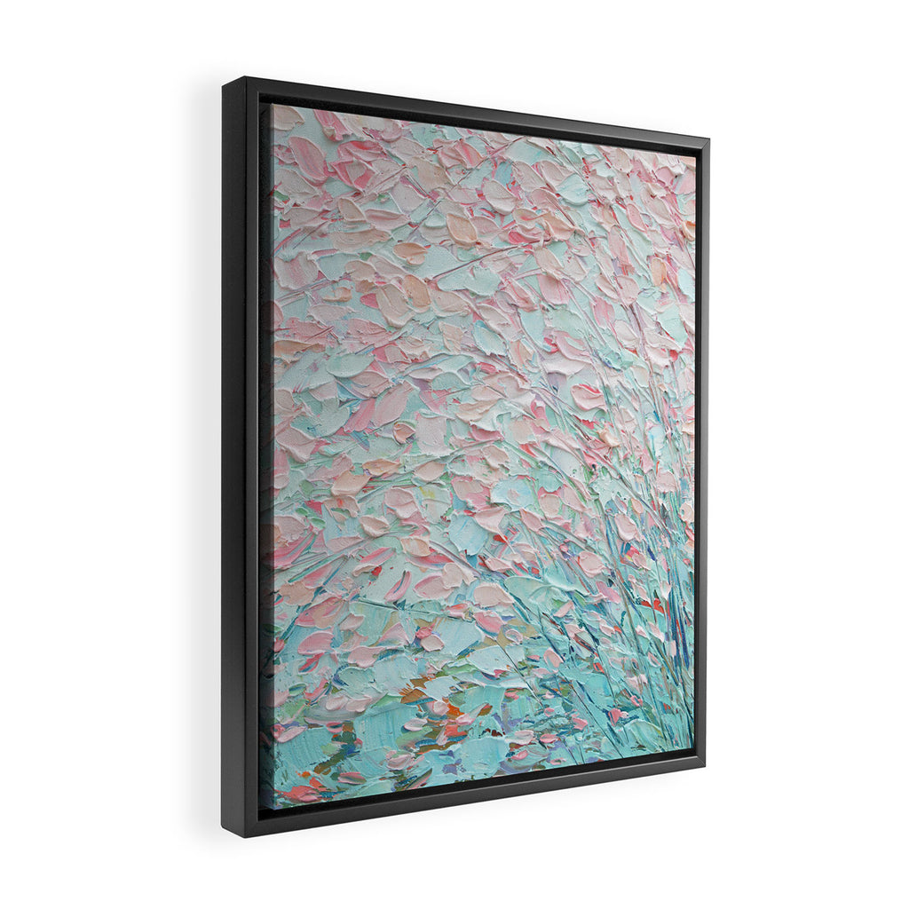 Weeping Cherries Framed Canvas Print Gallery Image 2