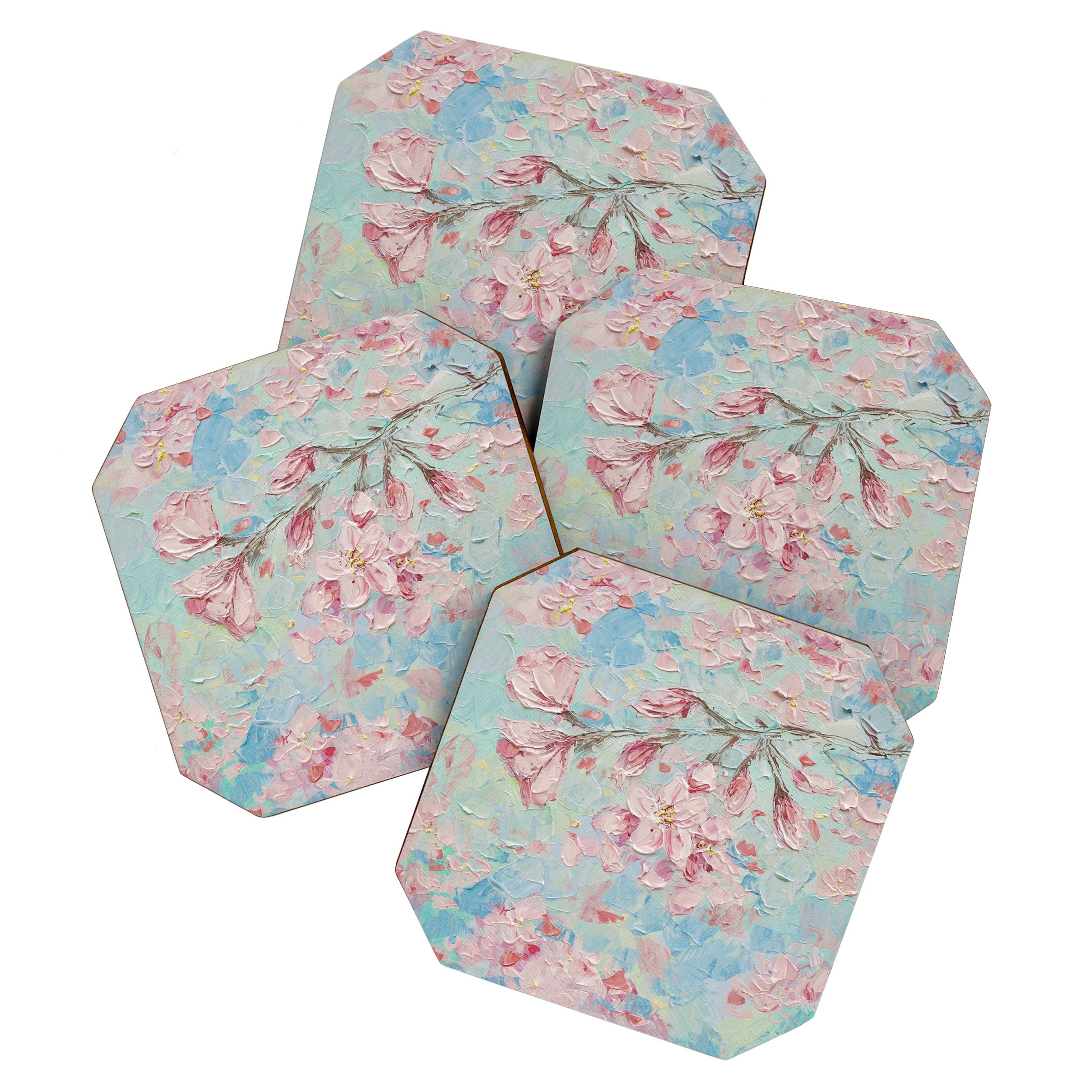 Yoshino Cherry Blossoms No. 2 Coaster Gallery Image 1