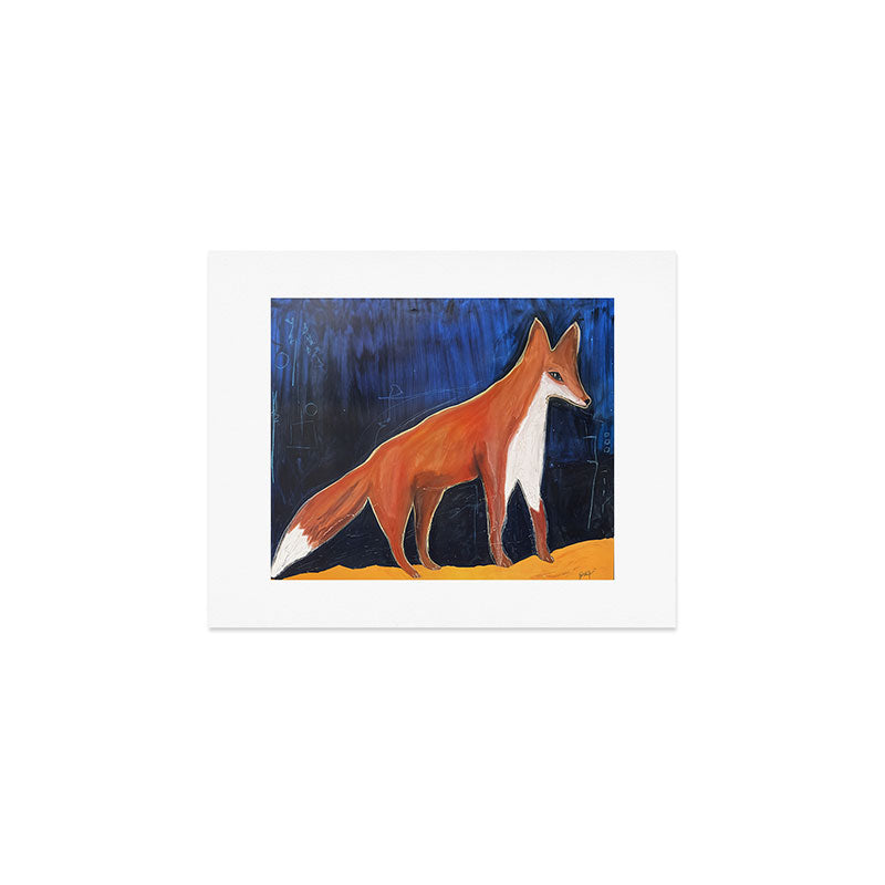 Foxy Friend Art Print Gallery Image 1