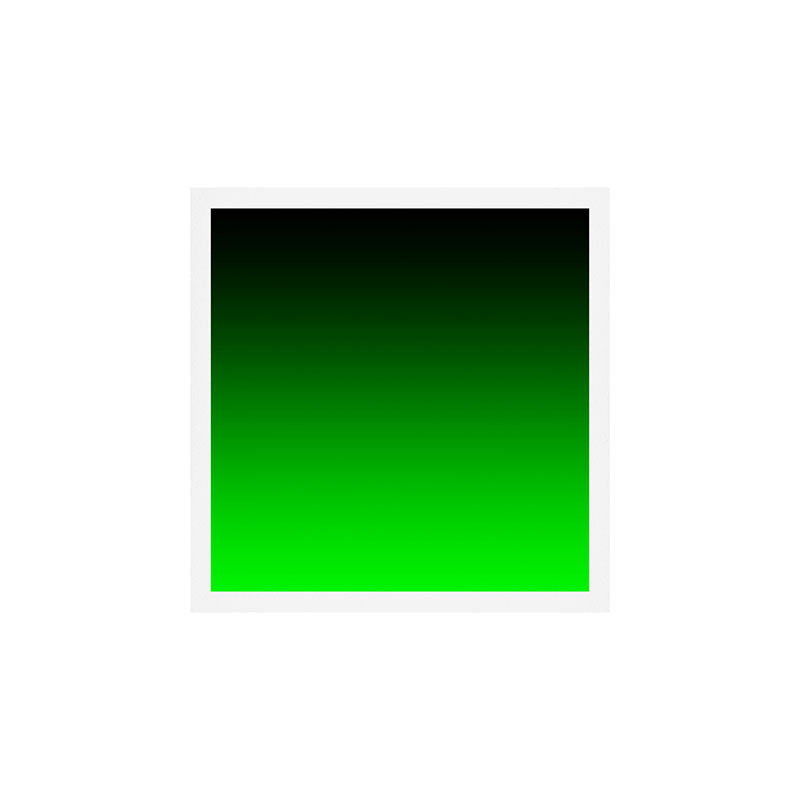 Black Lime Green Neon Nights Ombre Art Print Gallery Image 1