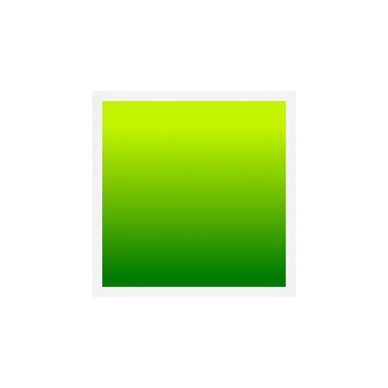 Bright Chartreuse Green Ombre Art Print Gallery Image 1