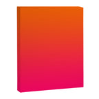 Bright Orange and Pink Gradient Canvas Print Gallery Image 3