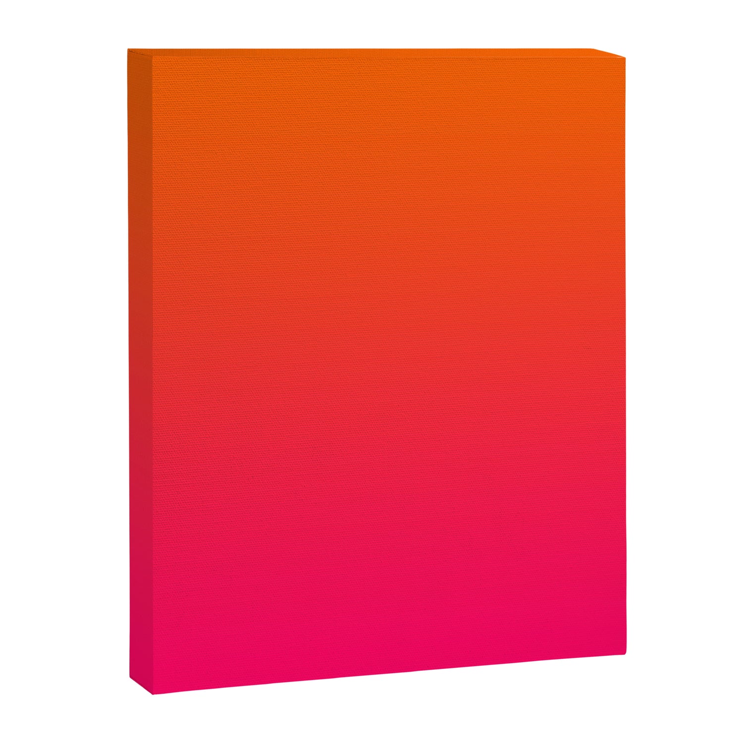 Bright Orange and Pink Gradient Canvas Print Gallery Image 3