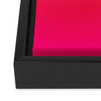 Bright Orange and Pink Gradient Framed Canvas Print Gallery Image 3