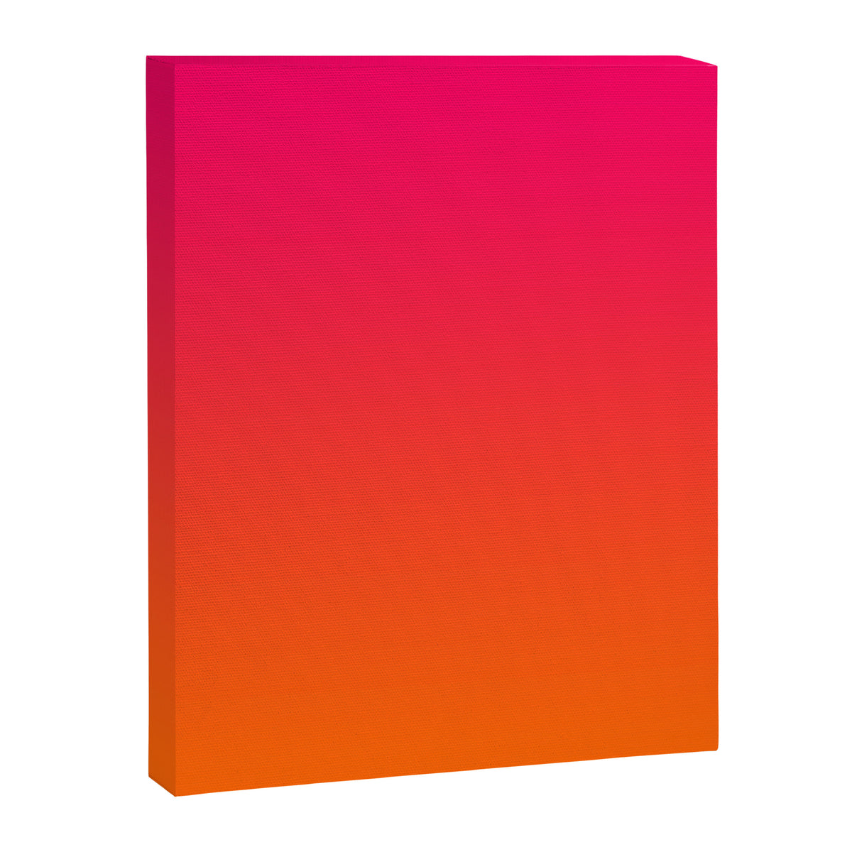 Bright Pink and Orange Ombre Canvas Print Gallery Image 8