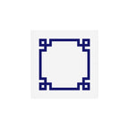 Midnight Blue Greek Key Border Art Print Gallery Image 1