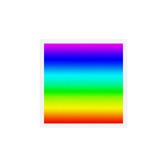 Modern Bright Rainbow Colors Ombre Art Print Gallery Image 1