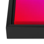 Red Magenta Radial Gradient Framed Canvas Print Gallery Image 3