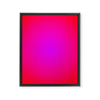 Red Magenta Radial Gradient Framed Canvas Print Gallery Image 6
